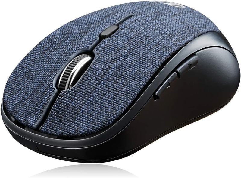 iMouse S80L - Wireless Fabric Optical Mini Mouse (Blue)