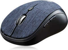 iMouse S80L - Mini souris optique en tissu sans fil (bleu)