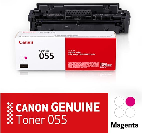 Canon 055 Original Laser Toner Cartridge - Magenta - 1 Pack