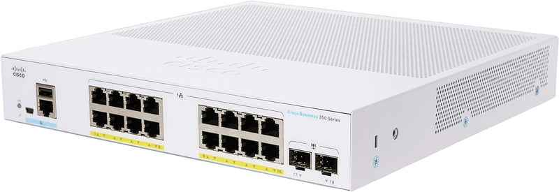 Commutateur Ethernet Cisco 350 CBS350-16P-2G 