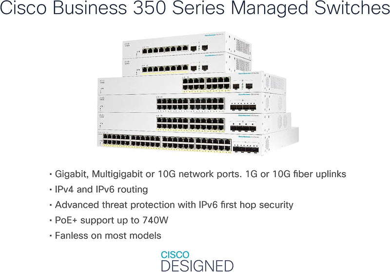 Cisco Business 350-8XT Managed Switch