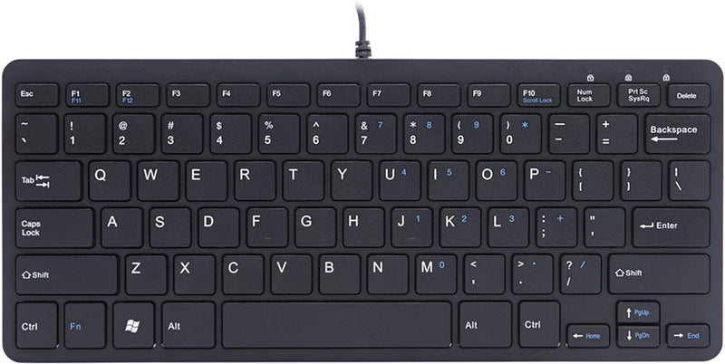 CLAVIER COMPACT, FILAIRE, NOIR