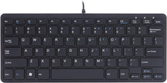 CLAVIER COMPACT, FILAIRE, NOIR