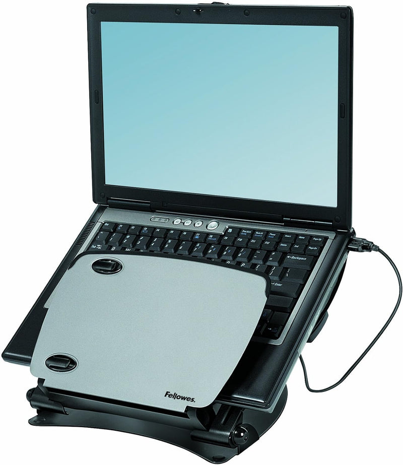 Station de travail pour ordinateur portable Fellowes Professional Series avec USB