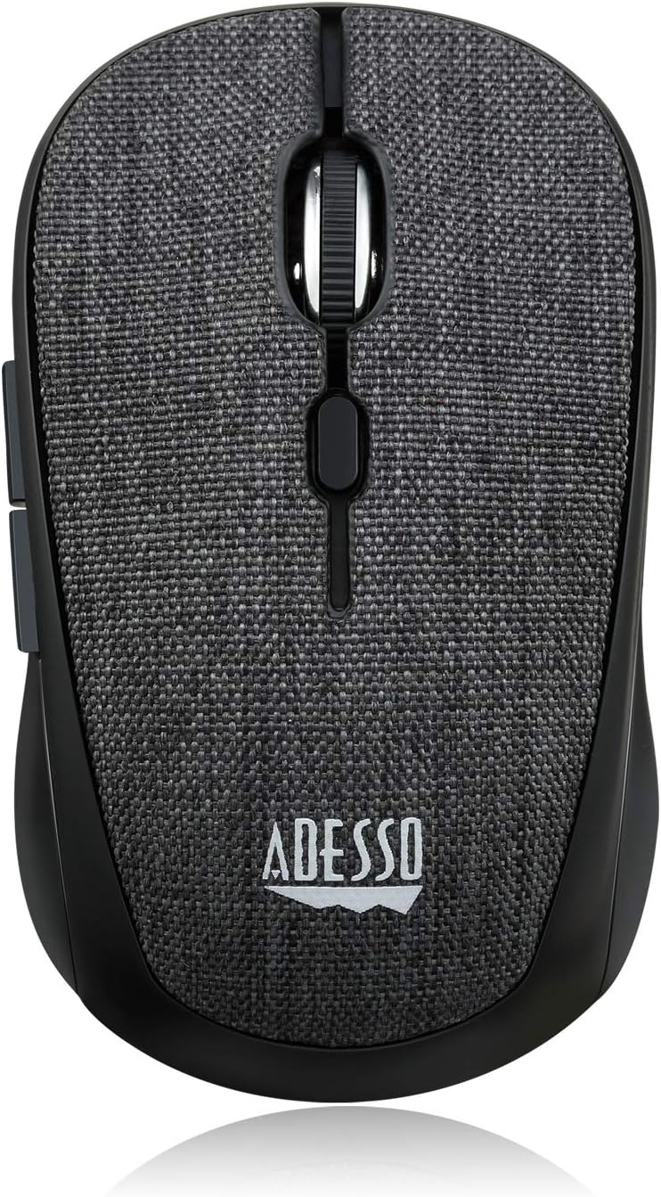iMouse S80B - Wireless Fabric Optical Mini Mouse (Black)