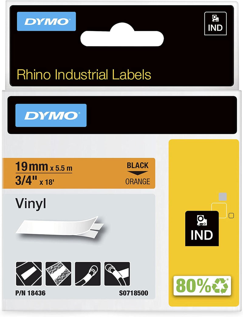 Étiquettes en vinyle colorées Dymo Industrial Rhino