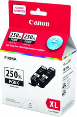 Canon PGI-250XL Original Inkjet Ink Cartridge - Black - 2 Pack