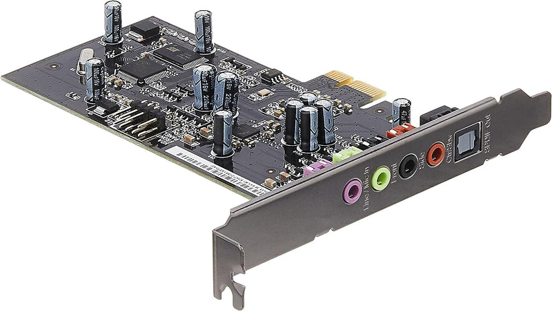 Carte son de jeu ASUS Xonar SE 5.1 ​​canaux 192 kHz/24 bits haute résolution 116 dB SNR PCIe