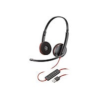 HP POLY BLACKWIRE 3220 STEREO USB-A HEADSET