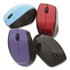 Wireless Multi-Trac Blue LED Optical Mouse - Black