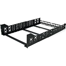 StarTech.com Rails de rack de serveur universels fixes 3U de 19 pouces à profondeur réglable