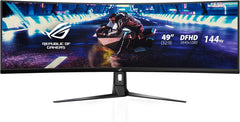 ASUS ROG Strix XG49VQ 49 Curved Gaming FreeSync Monitor 144Hz Dual Full HD HDR E