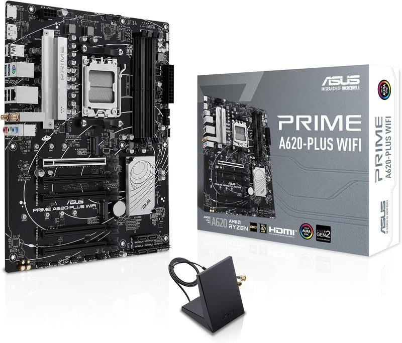 ASUS PRIME A620-PLUS WIFI6 AMD RYZEN A620 AM5 DDR5 ATX