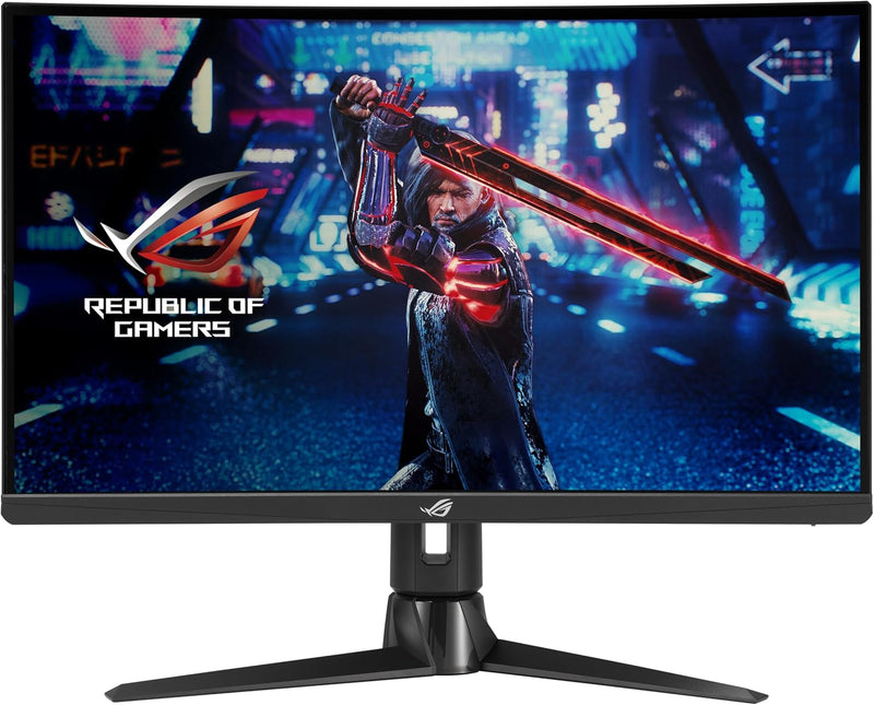 Asus ROG Strix XG27AQV 27" Class WQHD Curved Screen Gaming LCD Monitor - 16:9 - Black