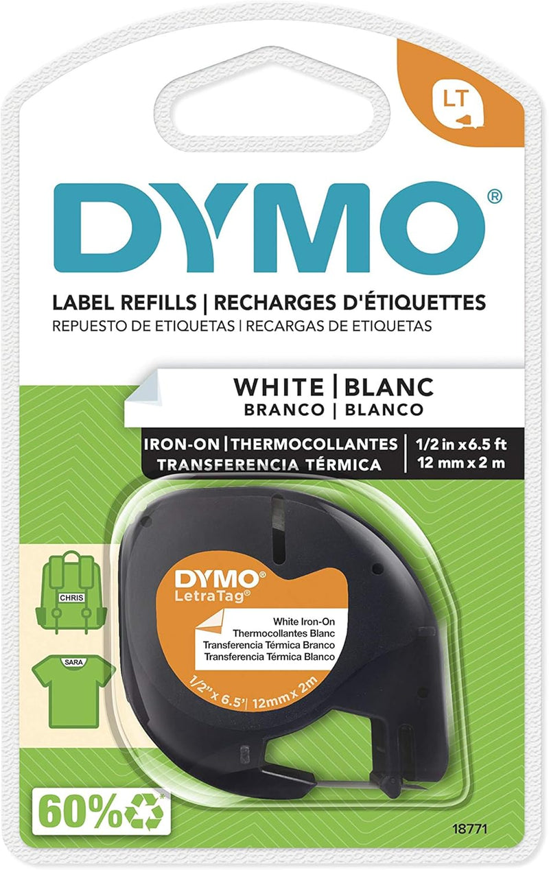 Dymo LetraTag 18771 Tissu thermocollant sur ruban