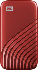 WD My Passport WDBAGF0010BRD-WESN 1 TB Portable Solid State Drive - External - Red