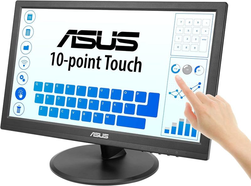 Moniteur à écran tactile LCD Asus VT168HR 16" - 16:9 - 5 ms GTG 