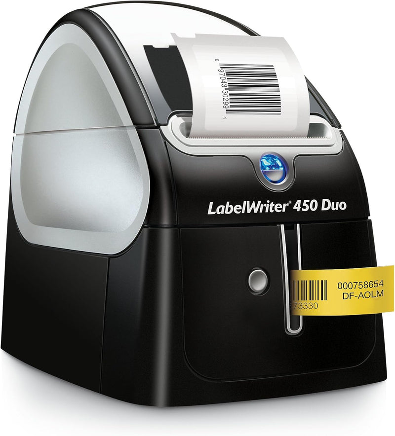 Imprimante thermique directe Dymo LabelWriter 450 Duo - Monochrome - Impression d'étiquettes - USB - Platine