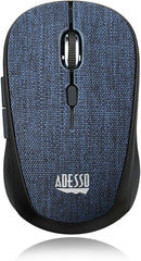 iMouse S80L - Mini souris optique en tissu sans fil (bleu)