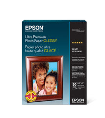 Glossy photo paper - 8.5 in x 11 in - 50 sheet(s)