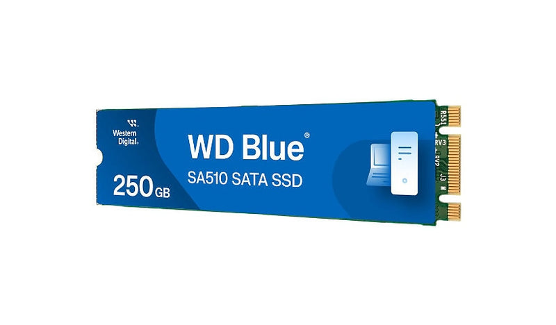 Disque SSD WD Blue SA510 WDS250G3B0B 250 Go - M.2 2280 interne - SATA (SATA/600)