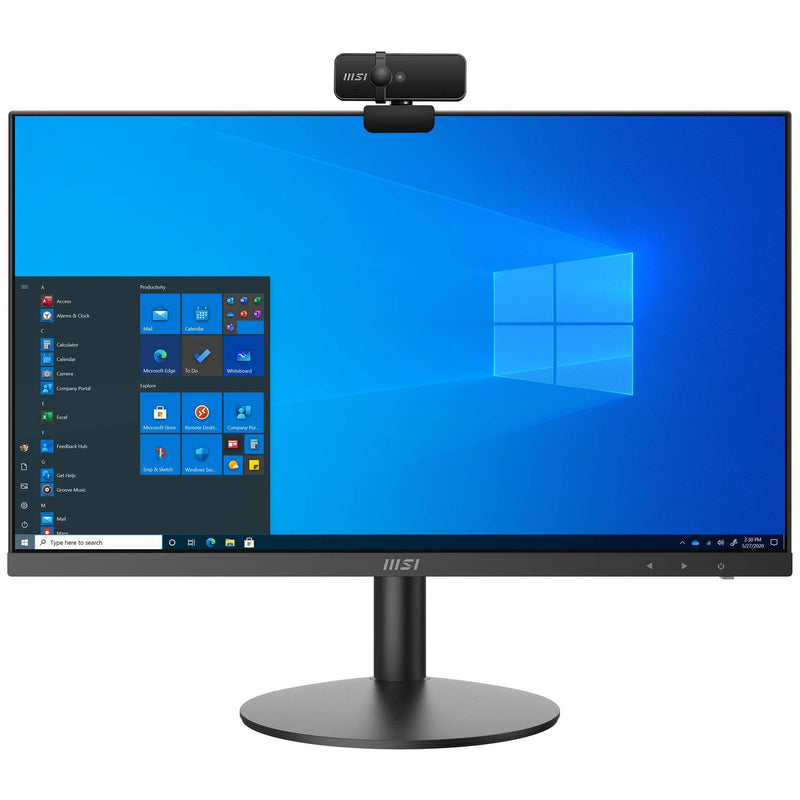 MSI PRO AP241 AIO Desktop,23.8 FHD IPS-Grade LED,Intel Core i5-11400,8GB Memory,250GB SSD,WiFi 6,BT 5.1,Black,Windows 10 Home (11M-002US)