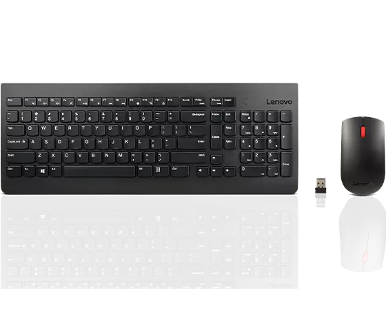Lenovo Essential Wireless Keyboard and Mouse Combo - French Canadian 058
