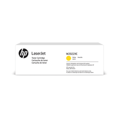 Cartouche de toner laser d'origine HP 414x - Pack jaune