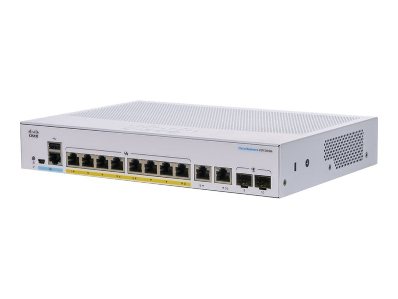 Commutateur Ethernet Cisco 250 CBS250-8P-E-2G