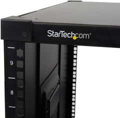 StarTech.com Rack de serveur mobile à cadre ouvert 9U à 4 montants, rack roulant réseau 19