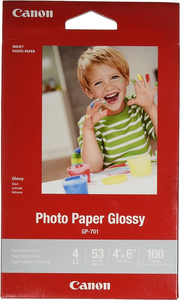 Papier photo brillant GP-701 4x6 (100 feuilles)