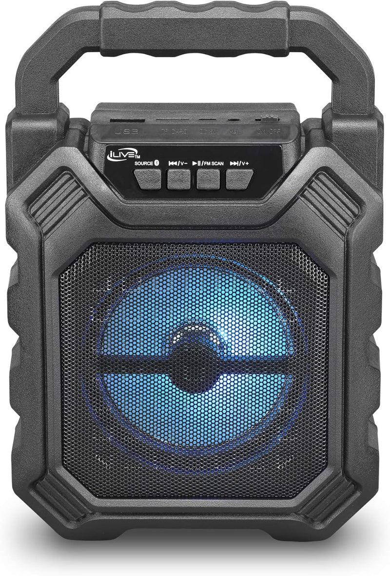 iLive ISB199B Portable Bluetooth Speaker System - Black
