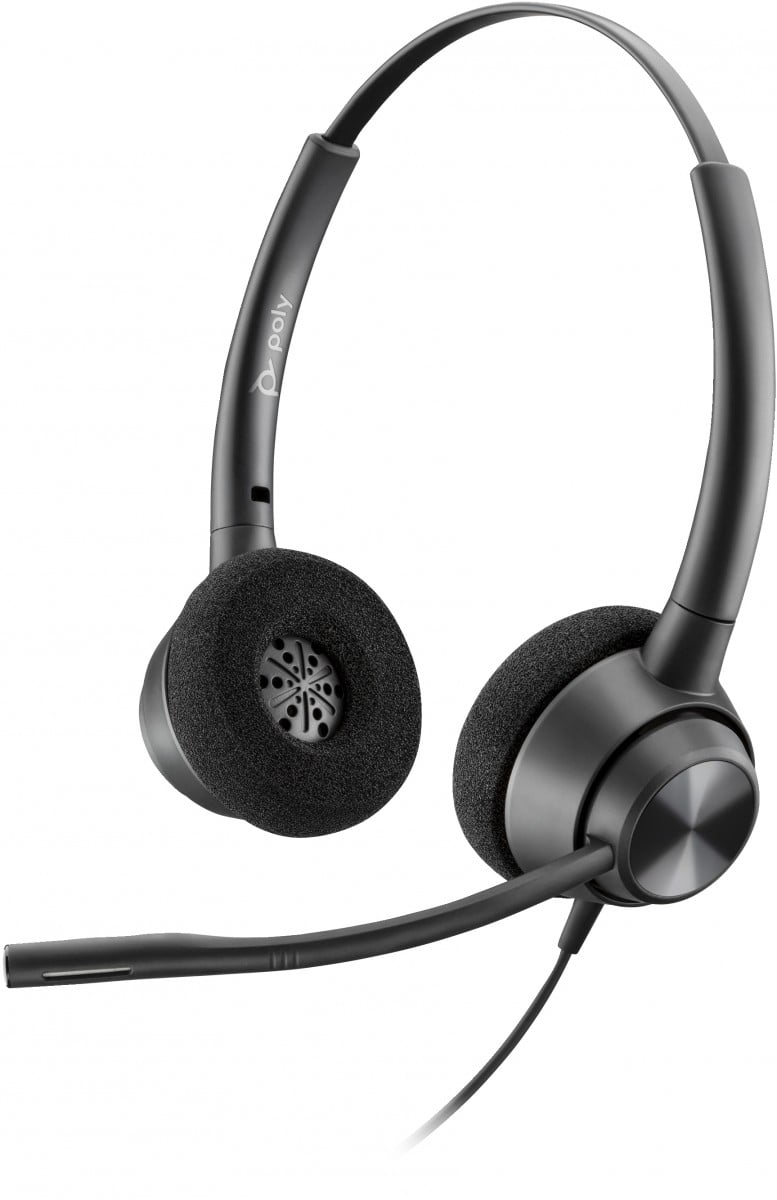 HP POLY ENCOREPRO 320 AVEC CASQUE BINAURAL À DÉCONNEXION RAPIDE