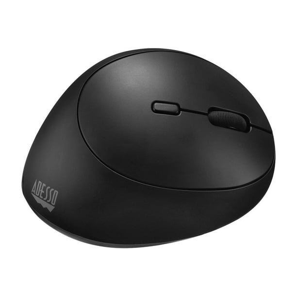 Mini souris sans fil RF 2,4 GHz avec conception ergonomique verticale, interrupteur marche/arrêt, réglage