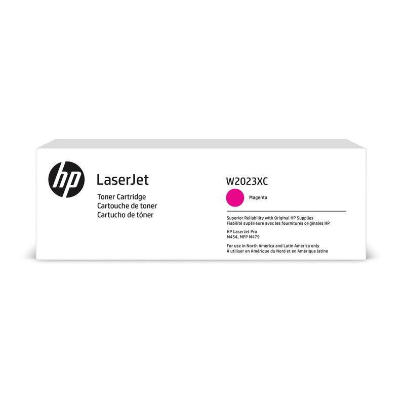 Cartouche de toner laser d'origine HP 414X - Magenta - 1 paquet