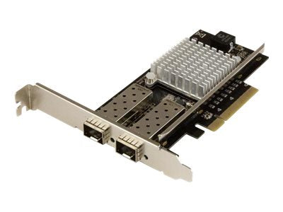 Add two 10GbE SPF+ slots to server or workstation for fast high-bandwidth connec