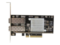 Add two 10GbE SPF+ slots to server or workstation for fast high-bandwidth connec