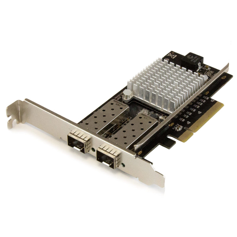 Add two 10GbE SPF+ slots to server or workstation for fast high-bandwidth connec