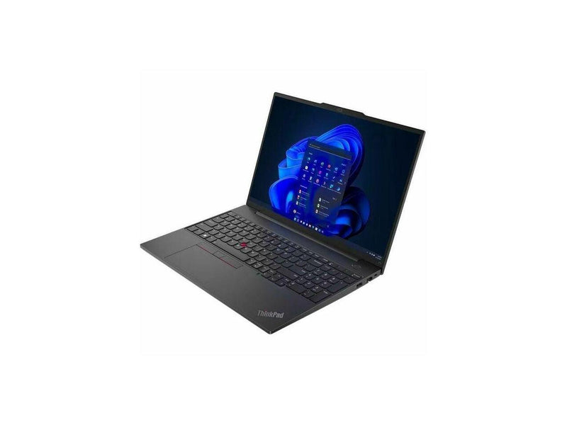 Ordinateur portable Lenovo ThinkPad E16 Gen 1 21JT001PUS 16" - WUXGA - 1920 x 1200 - AMD Ryzen 5 7530U Hexa-core (6 Core) 2 GHz - 8 Go de RAM totale - 8 Go de mémoire intégrée - 256 Go SSD - Noir graphite