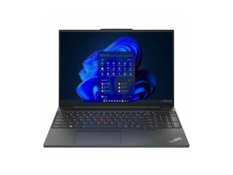 Ordinateur portable Lenovo ThinkPad E16 Gen 1 21JT001PUS 16" - WUXGA - 1920 x 1200 - AMD Ryzen 5 7530U Hexa-core (6 Core) 2 GHz - 8 Go de RAM totale - 8 Go de mémoire intégrée - 256 Go SSD - Noir graphite