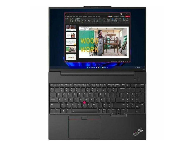 Ordinateur portable Lenovo ThinkPad E16 Gen 1 21JT001PUS 16" - WUXGA - 1920 x 1200 - AMD Ryzen 5 7530U Hexa-core (6 Core) 2 GHz - 8 Go de RAM totale - 8 Go de mémoire intégrée - 256 Go SSD - Noir graphite