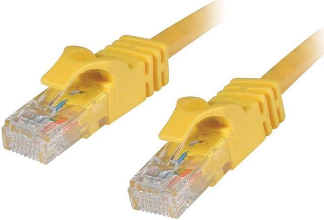 Câble de raccordement Ethernet C2G Cat6 sans accroc non blindé (UTP) de 20 pieds - Jaune