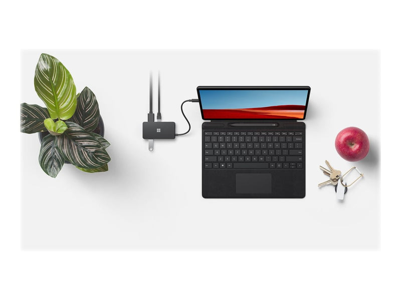 Microsoft Surface USB-C Hub de voyage Commercial Noir