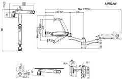 AMER DUAL COMBO WORKSTATION WALL MOUNT