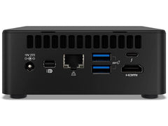 Panther Canyon Performance i7 NUC11 kit tall No cord 11th Gen. Core i7 Iris Xe Graphics 4xDisplay 4K support 2xTBT3 ports (1x Front 1x Rear), 1x Front USB 3.1 Gen2 Type-A, 2xRear USB 3.1 Gen2 Type-A ports, 2x USB 2.0 ports