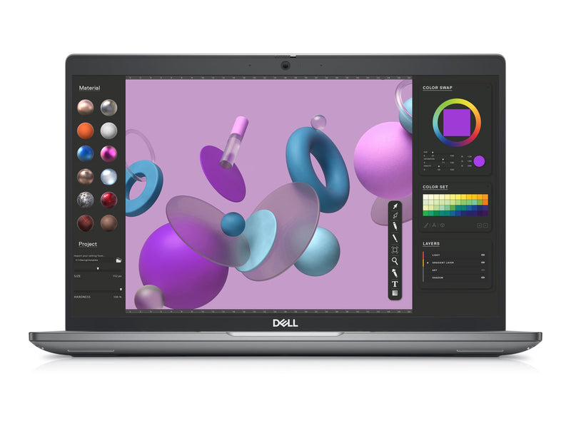 Station de travail mobile Dell Precision 3000 3480 14" - Full HD - 1920 x 1080 - Intel Core i5 13e génération i5-1335U Deca-core (10 cœurs) 1,30 GHz - 16 Go de RAM totale - 512 Go SSD - Titan Grey