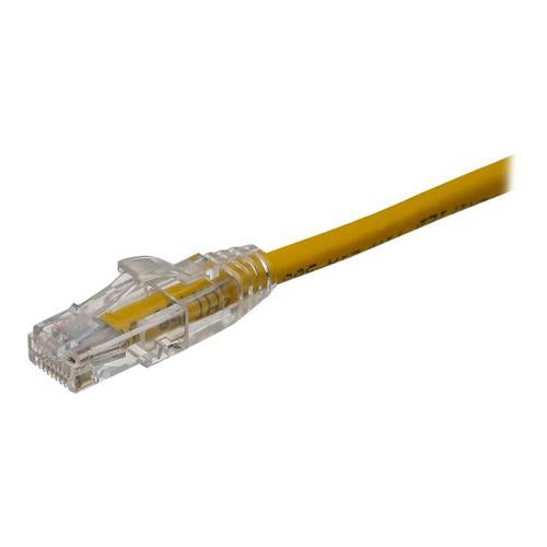 Axiom 80FT CAT6A BENDnFLEX Câble patch ultra-fin sans accroc 650 MHz (Jaune)