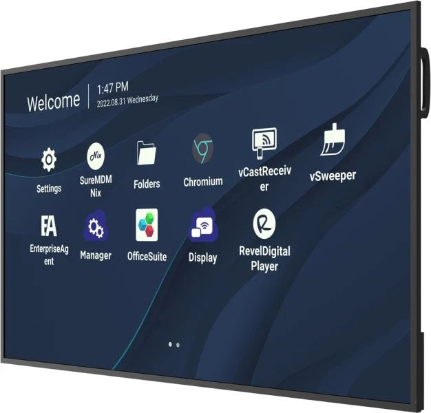 AFFICHAGE DE PRÉSENTATION SANS FIL VIEWSONIC 65 4K UHD FONCTIONNEMENT 24h/24 et 7j/7