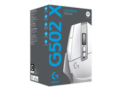 LOGITECH G502 X LIGHTSPEED WIRELESS GAMING MOUSE - WHITE