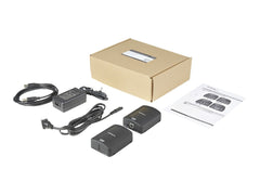 StarTech.com Rallonge USB 2.0 sur câble RJ45 Cat5e ou Cat6 - Kit adaptateur d'extension USB 330 pieds/100 m avec ESD - Alimentation locale ou à distance